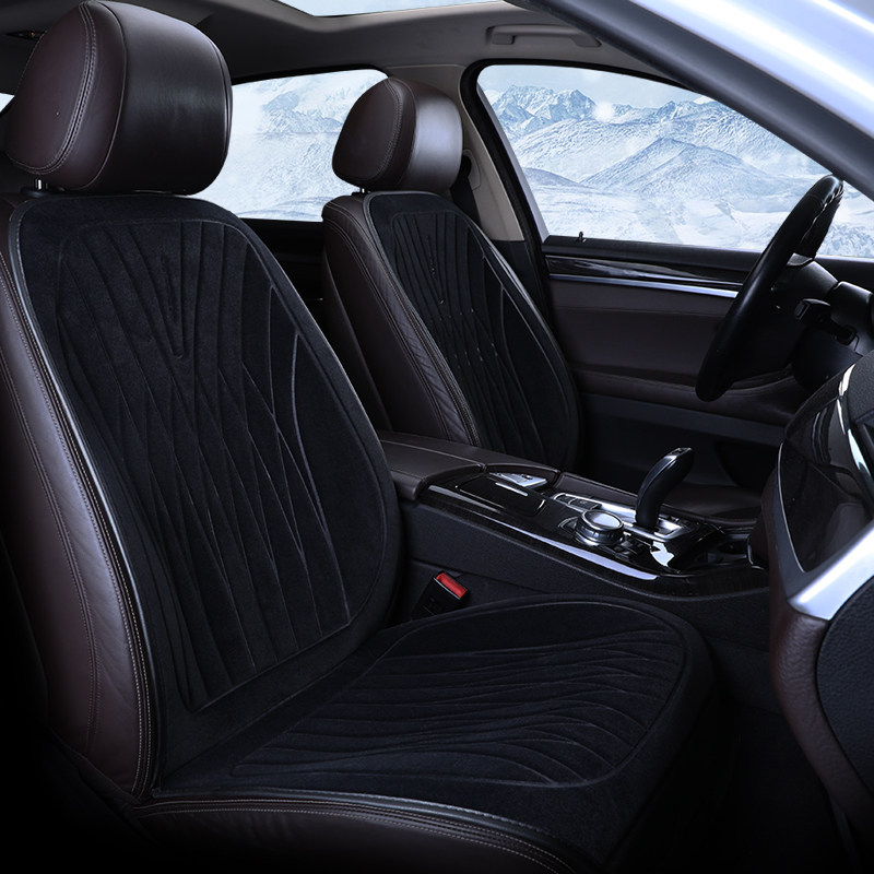 Car seat modification heating mat Car 12V24V electric heating seat cushion plush single piece two-seat thermal heating mat