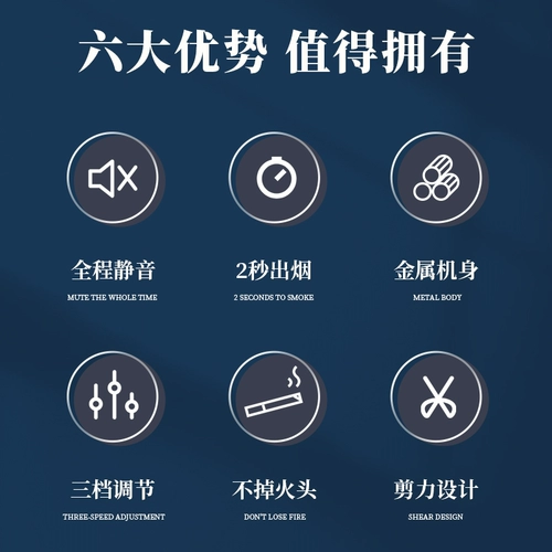 80 Сигарет из нержавеющей стали Небольшой автоматический дымовой машины оттенок вытягивает капюшон и ручную дым, долговечный