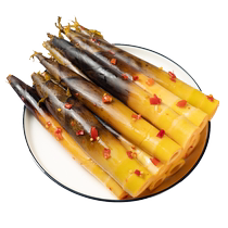 Internet celebrity hand-peeled bamboo shoots ready to eat 500g live broadcast hand-peeled bamboo shoots pickled peppers old soup spicy bamboo shoot snacks 521