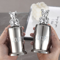Stainless steel toothpick box household high-end creative new push-type toothpick box high-value automatic pop-up toothpick box
