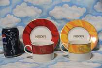 Nestlé 2006 Zodiac Cup Coffee Cup Two-piece Set-Dog Pair