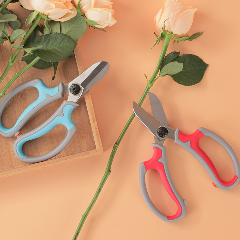 Pu Teng gardening flower scissors wide-headed household flower shears flowers ikebana cut flowers branches branches pruning tools