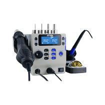 ST8865 electric soldering iron household internal heating hot air gun electronic repair welding station two-in-one hot air soldering station set