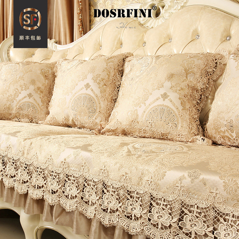 All season universal Nordic style sofa cushion upscale anti-slip cushion cover cushion Luxurious Summer Almighty Princess Backrest