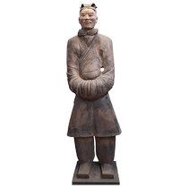 The Terracotta Warriors of the Terracotta Warriors and the Terracotta Warriors Handicraft Clay Sculpture 182CM Museum Direct Original Design 1: 1