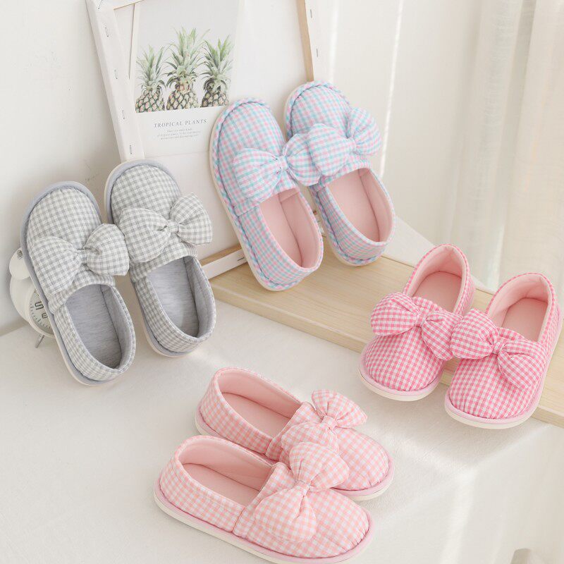 Moon Shoes Summer style Breathable Non-slip Pregnant Woman Maternal Rear Bag Heel with thin Spring and Autumn Postnatal Soft Bottom slipper Butterfly knot