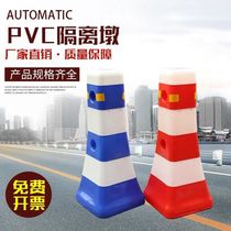 blue red white plastic isolation pier warning column water horse road triage municipal fence guard rail anti-collision barrel traffic facility