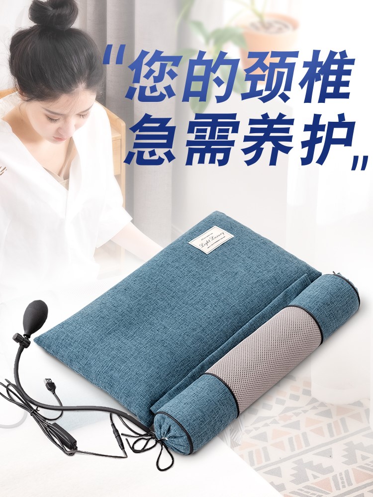 Mercury Cloud Buckwheat Cylindrical Pillow Cylindrical Neck Hospital Sleep Assistance for Patients of Rich Bag Cervical Spectrometer