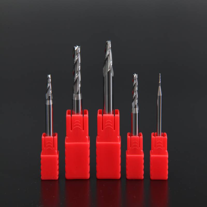 Integral tungsten steel aluminum with spiral taper end mill carbide slope 1 degree 3 degrees 4 degrees 6 degrees flat bottom three blades