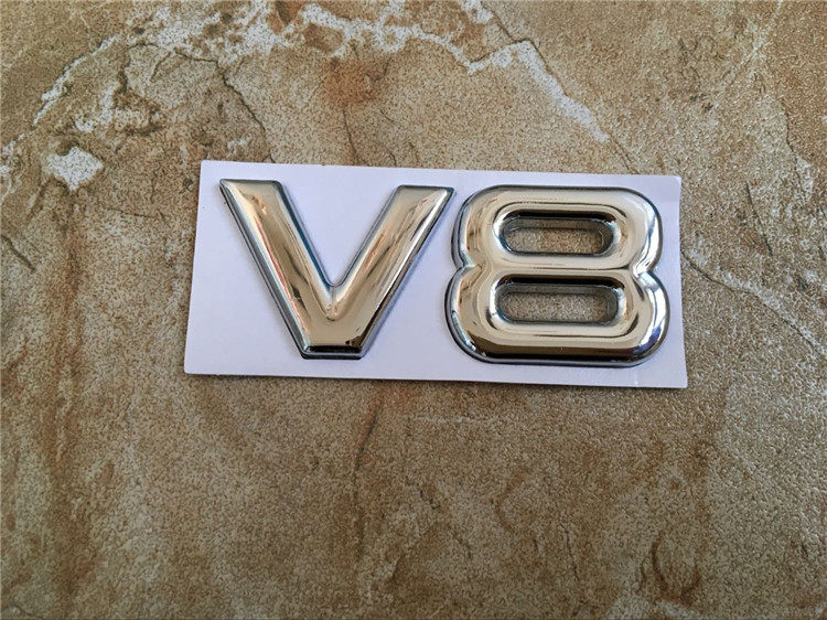 Suitable for Lexus Lx570 Rx Nx Gx460 470 Modified Rear Emblem Large Displacement V8 Metal Car Emblem