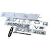 Suitable for Lincoln Aviator Car Logo Modification 3.0t Awd V6 Displacement Logo Aviator English Letter Tail Logo