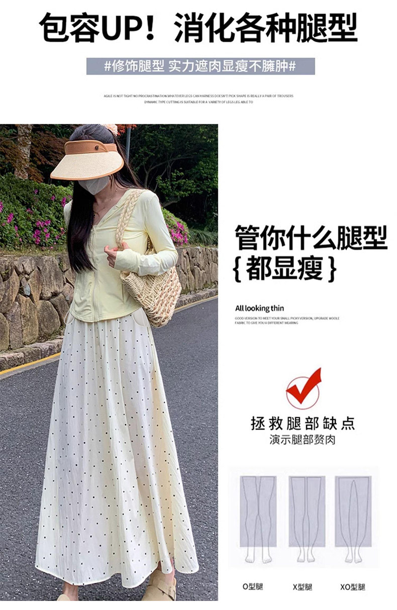 孕妇裤夏季薄款外穿2026年新款孕妇波点裤裙无托腹抽绳阔腿裤夏装 — 11