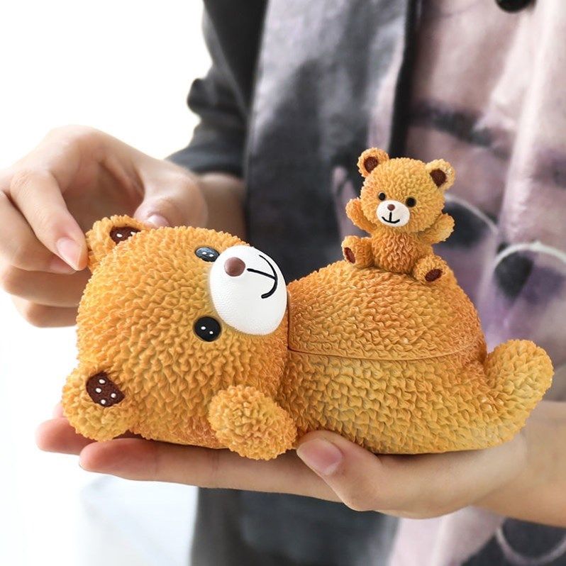 Nordic Ins Wind Ashtrays Personality Trend Desk Home Living Room Creative Anti Fly Ash With Lid Decoration Swing Trim