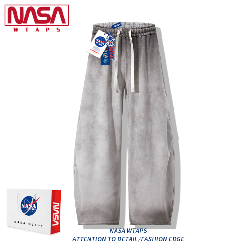 Nasa Wtaps Tie-Dye Gradient Sports Sweatpants Men's Summer Loose Drape Pants Wide-Leg Straight Casual Pants Nasa Wtaps Tie-Dye Gradient Sports Sweatpants Men's Summer Loose Drape Pants Wide-Leg Straight Casual Pants