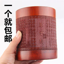Imitation ancient bamboo pure natural bamboo pen holder wenfang 4-treasure brush pen holder pen holder bamboo environmental protection office stationery creative pen holder