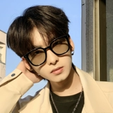 Прозрачные брендовые ретро солнцезащитные очки, в корейском стиле, изысканный стиль, популярно в интернете, по фигуре