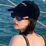 Небольшие пляжные очки на солнечной энергии, кошачий глаз, премиум класс, в корейском стиле, пляжный стиль