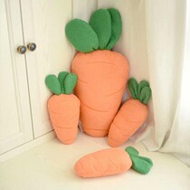 Carrot Cuddle Pillow Cartoon Teenage Girl Hearts Cute Carrots With Pillow Cushions Air Conditioning Blanket and Quilt Office Afternoon