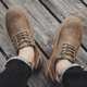 ເກີບສັ້ນຜູ້ຊາຍ summer British big-toe workwear Martin boots low-top flat sneakers retro Martin shoes versatile men's leather shoes