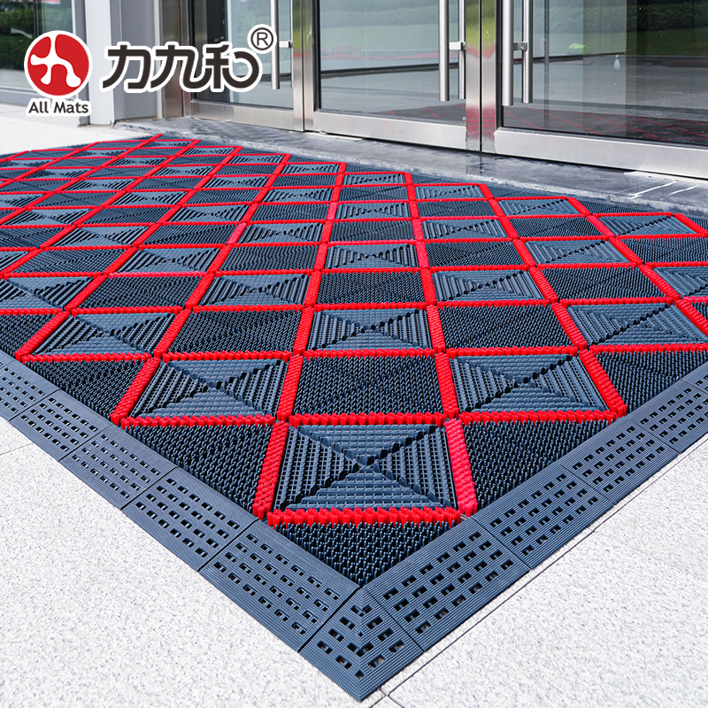 Outdoor Non-slip Ground Mat Commercial Plastic Entrance Doormat Doormat Entrance Doormat Hotel Outdoor Splicing Waterproof Rug-Taobao