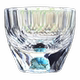 Qijiang vintage cup crystal glass light turquoise ຟຸ່ມເຟືອຍ