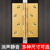 Pure copper hinge Mini door accessories brass alloy leaf cabinet door hinge small hinge 4 inch first decorated case door hinge bearing