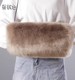Warm hand coverings for middle-aged and elderly people, imitation fox fur warm sleeve muffs, winter hand protection, Northeast cold protection, thickening for women
