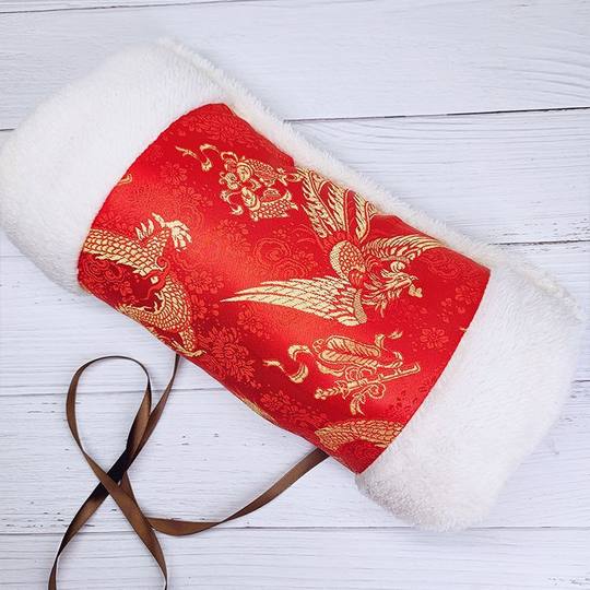 Northeastern Hand Warmer, Chinese Style Winter Warm Gloves, Thickened Anti-Freeze Gift for the Elderly, Cotton Hand Warmer for Women