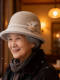 Mom's autumn and winter fisherman's hat for women, middle-aged and elderly women's fashionable curled old lady basin hat, windproof and warm new
