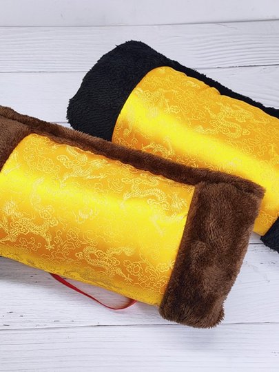 Elderly Warm Arm Sleeves, Grandma's Hand Warmers, Thickened and Fleece-Lined, Faux Rabbit Fur, Winter Retro Cold-Proof, Gift for Mom or Female