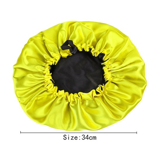 Hat That Doesn'T Flatten Hair, Double-Sided Elastic, Cold-Proof Sleep Cap for Women, Thin Breathable Hair Cap, Anti-Frizz Hair Cover, Round Top