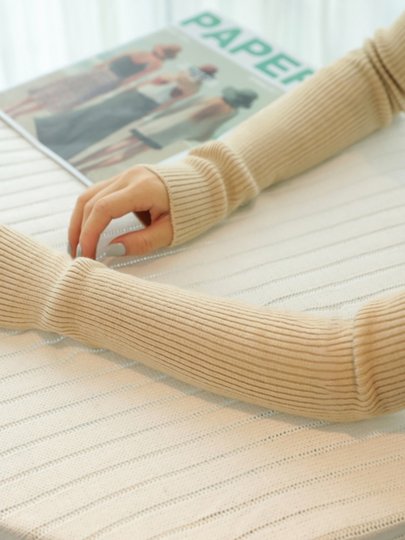 Postpartum Gloves, Summer Elbow Joint Protectors, Pure Cotton Wrist Warmers, Arm Warmers, Knitted Arm Sleeves for Spring, Autumn, and Winter