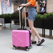 New light den case woman 16 inch suitcase Mini universal wheel pull lever case man 18 small case travel password