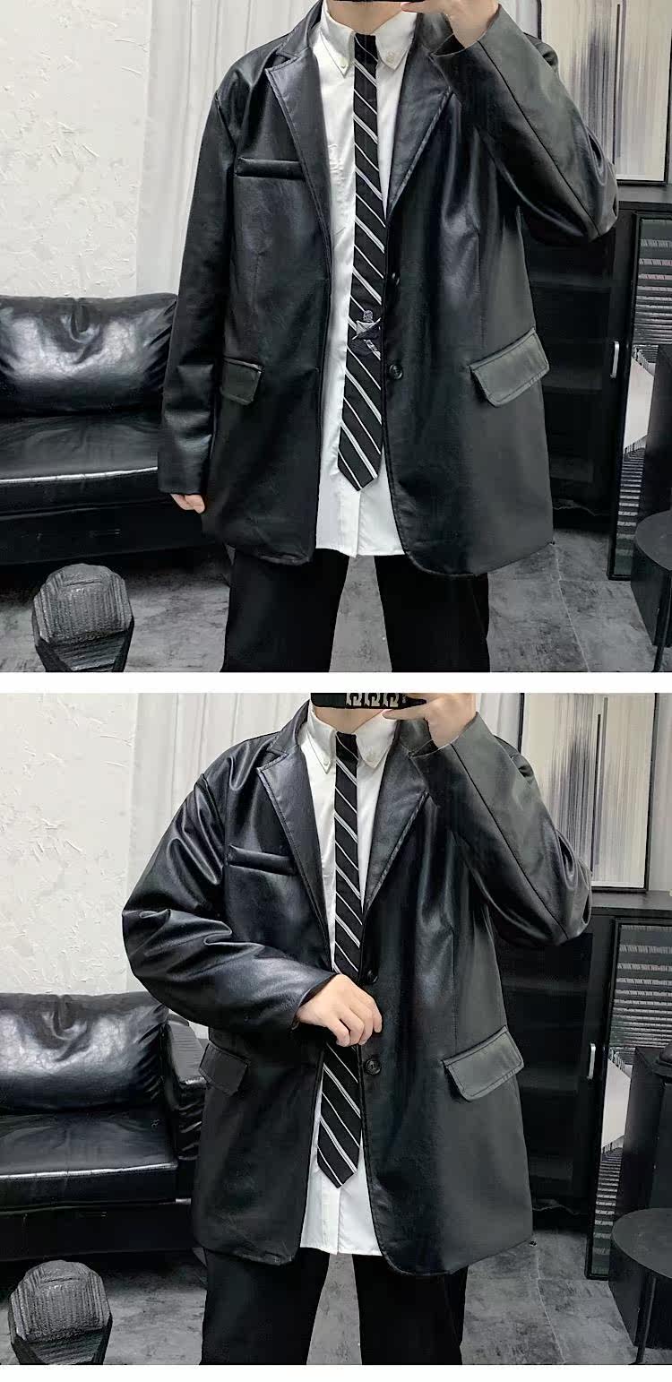 Tide, полиуретановая демисезонная трендовая куртка, в корейском стиле        