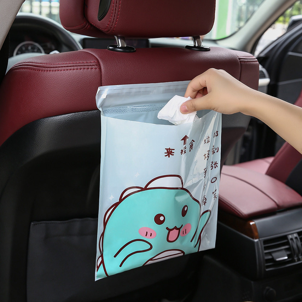 Wuling Hongguang miniev car trash can hanging car special garbage bag creative storage in the front car