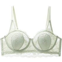 Catman underwear for women thin large breasts small traceless breathable wire-free rabbit ears soft support anti-sagging bra