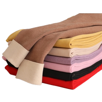 Maternity leggings for women in autumn and winter plus velvet and thickened autumn pants late pregnancy high-waist belly support warm pants that can be worn outside