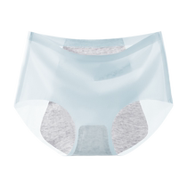 Catman Summer Thin Ice Silk Menstrual Panties Womens Pure Cotton Antibacterial Crotch Menstrual Period Leak-proof Sanitary Panties