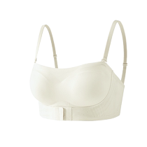 Catman front button bra 2024 new popular small breast push-up anti-sagging and anti-exposure seamless ice silk sports bra