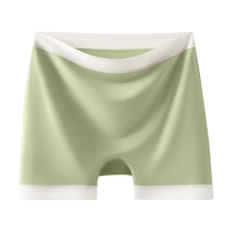 Catman safety pants anti-exposure womens summer pure cotton antibacterial bottoming underwear two-in-one seamless ice silk sports shorts