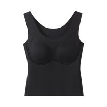 Small thermal vest womens winter slim-fitting German velvet heated suspender top with chest pad 2024 new style