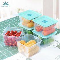 Pine rice refrigerator food storage box fresh-keeping box kitchen vegetable and fruit sealed box food grade storage box with handle