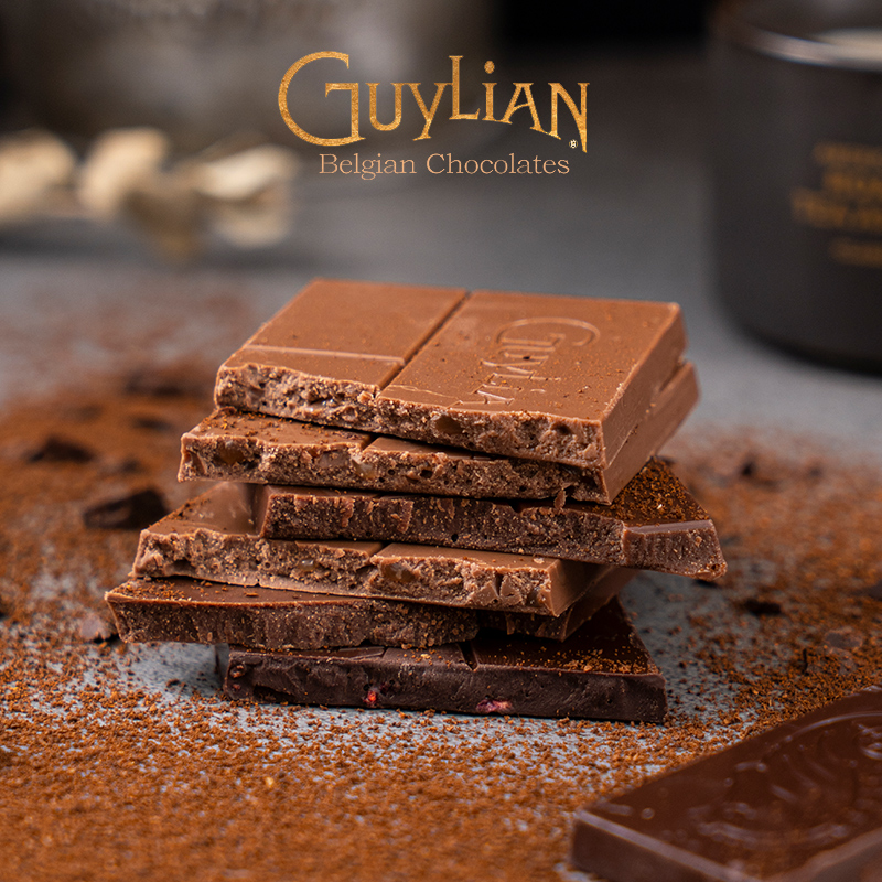 比利时进口 吉利莲 72%黑巧克力排块 纯可可脂 100g