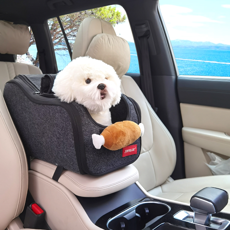 Central control car kennel pet car kennel small dog car dog car seat cat front seat car artifact