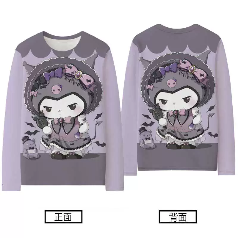 Sanrio, Tide, футболка, осень с длинным рукавом, детская одежда