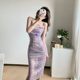 Chic high-end sparkling sequins birthday dress