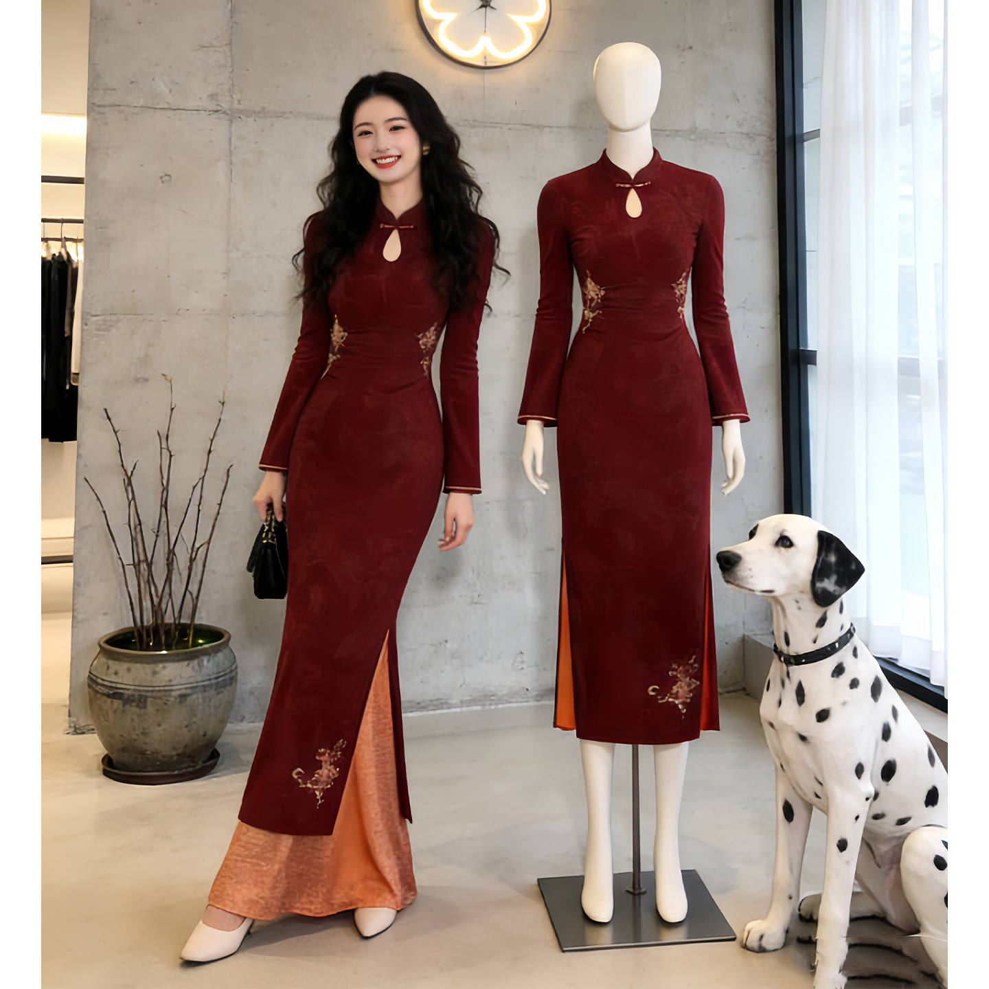 穿中式红色旗袍晚礼服参加表演要注意什么?2026年的民族风时尚趋势如何选择?