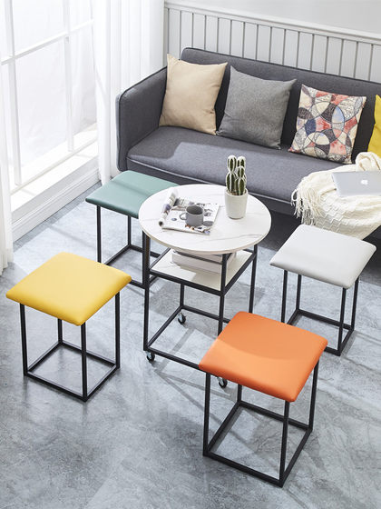 餐桌家用阳台茶桌洽谈桌椅组合折叠可休闲茶几小凳子椅子网红桌子