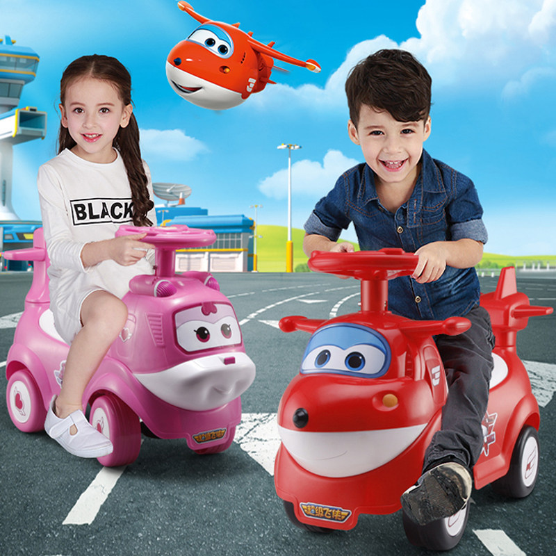 Super Pan Ledi twist car children's car 1 child four wheel 2 baby slide twist car toy 3 years old