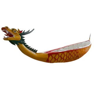 Competition dragon boat wooden fiberglass 12-person competitive standard Dragon Boat Festival professional folk paddling dragon boat customization